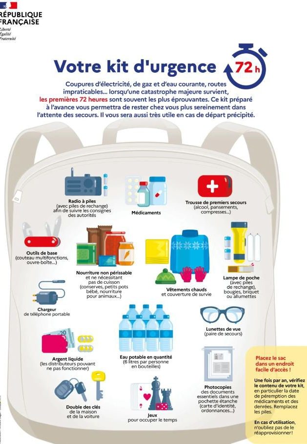 The French plan follows updates to similar booklets issued to millions of households in Sweden and Finland, which include instructions on how to prepare for the effects of military conflicts, communications outages and power cuts, as well as extreme weather events. The new booklet will be similar in content to a French government website, launched in 2022, that provides advice on how to prepare for an emergency. The manual will be divided into three sections, offering practical advice on how to protect yourself and loved ones in the face of immediate danger. Among the recommendations will be having a list of emergency contacts (fire service, police and ambulance); knowing which radio channels to tune into; and ensuring that all doors are shut in the event of a nuclear accident. The manual will also outline ways to contribute to the defense of the community, such as volunteering for reserve units or local fire-fighting groups.