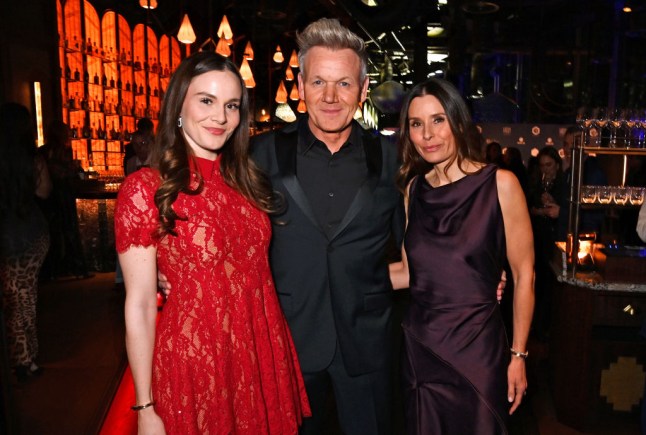 Gordon Ramsay Celebrates The Opening Of Lucky Cat At 22 Bishopsgate - Inside