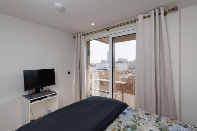 What I Own - Poplar. Nitish Kumar. Pictured: master bedroom. Image shot on 4th April 2025. ?? Belinda Jiao jiao.bilin@gmail.com 07598931257 https://www.belindajiao.com/about