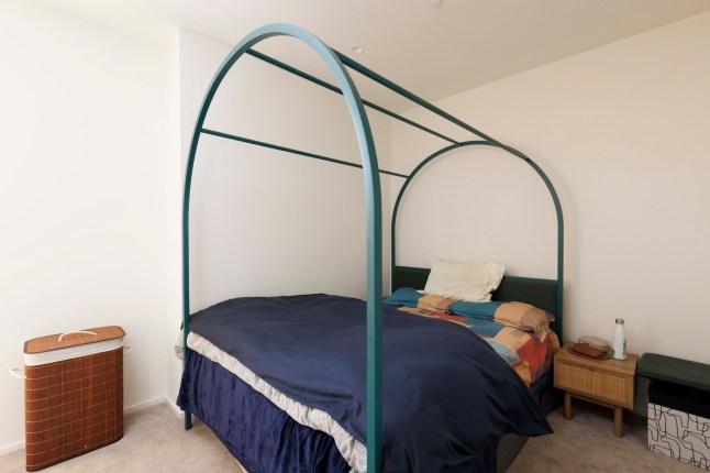 What I Own - Poplar. Nitish Kumar. Pictured: guest bedroom/ office. Image shot on 4th April 2025. ?? Belinda Jiao jiao.bilin@gmail.com 07598931257 https://www.belindajiao.com/about
