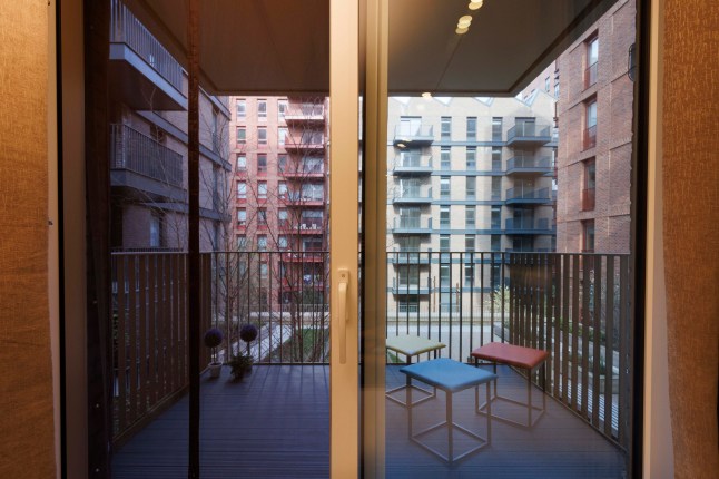 What I Own - Poplar. Nitish Kumar. Pictured: balcony. Image shot on 4th April 2025. ?? Belinda Jiao jiao.bilin@gmail.com 07598931257 https://www.belindajiao.com/about