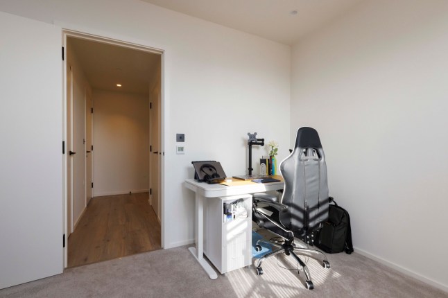 What I Own - Poplar. Nitish Kumar. Pictured: guest bedroom/ office. Image shot on 4th April 2025. ?? Belinda Jiao jiao.bilin@gmail.com 07598931257 https://www.belindajiao.com/about