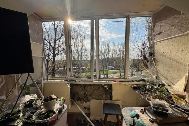 KRYVYI RIH, UKRAINE - APRIL 5: A residential room remains in ruins following a Russian missile strike on April 5, 2025 in Kryvyi Rih, Ukraine. On the evening of April 4, the Russian army attacked the city of Kryvyi Rih with a ballistic missile and drones. The strike killed 19 people, including nine children. A total of 68 people were injured, and 40 remain hospitalized. (Photo by Polina Palamarchuk/Suspilne Ukraine/JSC "UA:PBC"/Global Images Ukraine via Getty Images)