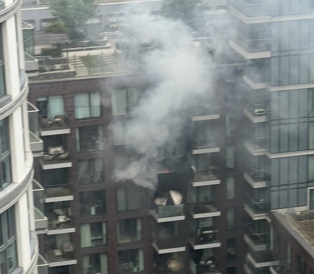 Fire in Aldgate