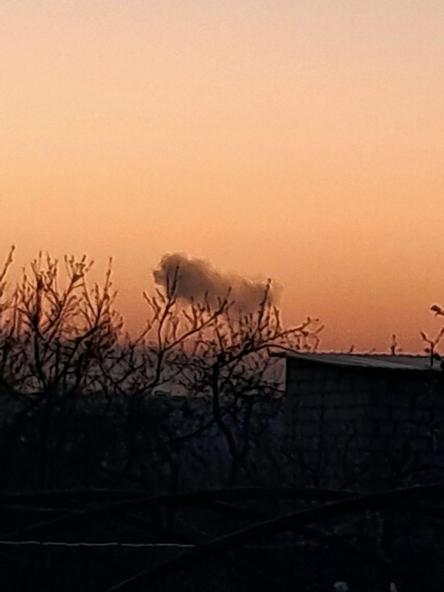 A Russian drone strike on Kharkiv region early today after the end of Putin's so-called 30 hour ceasefire.