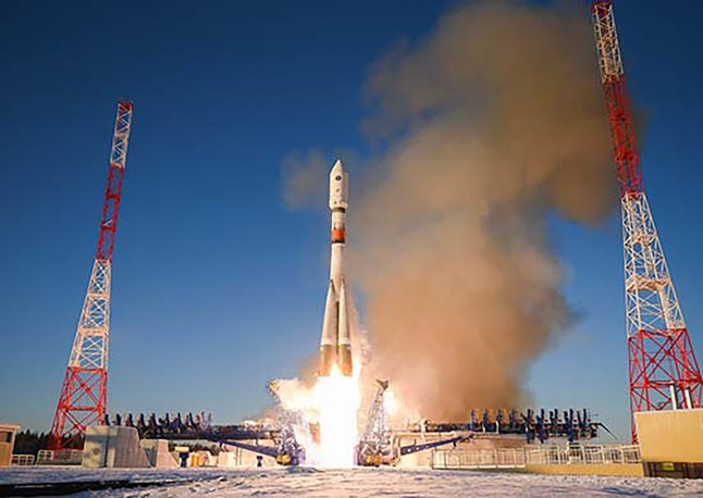 The ??launch of secretive??Cosmos 2553 satellite on 5 February 2022 from the Plesetsk military cosmodrome in northern Russia.