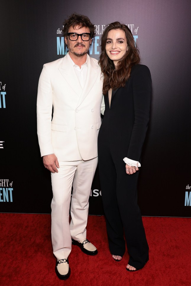 NEW YORK, NEW YORK - APRIL 10: Pedro Pascal and Lux Pascal attend "The Unbearable Weight Of Massive Talent" New York Screening at Regal Essex Crossing on April 10, 2022 in New York City. (Photo by Dimitrios Kambouris/Getty Images)