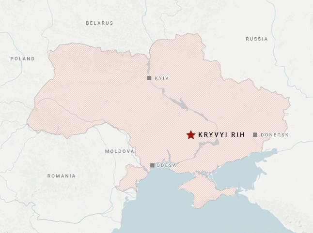 Map of Ukraine